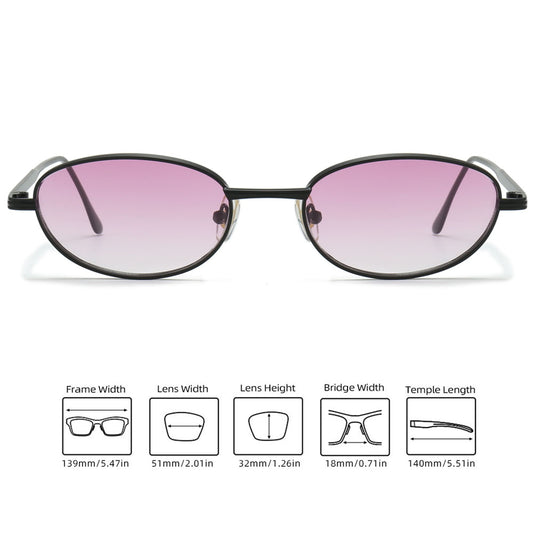 VeyRey lenonky sluneční brýle Prodom růžová skla