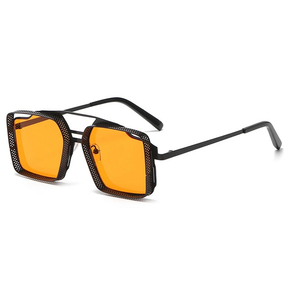 VeyRey Pánské sluneční brýle steampunk Bugial černá univerzální