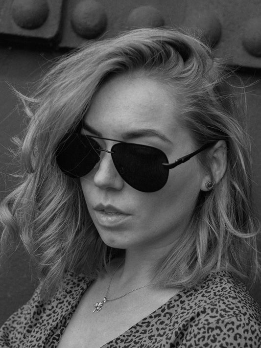 VeyRey Polarizační brýle Laudin černá skla