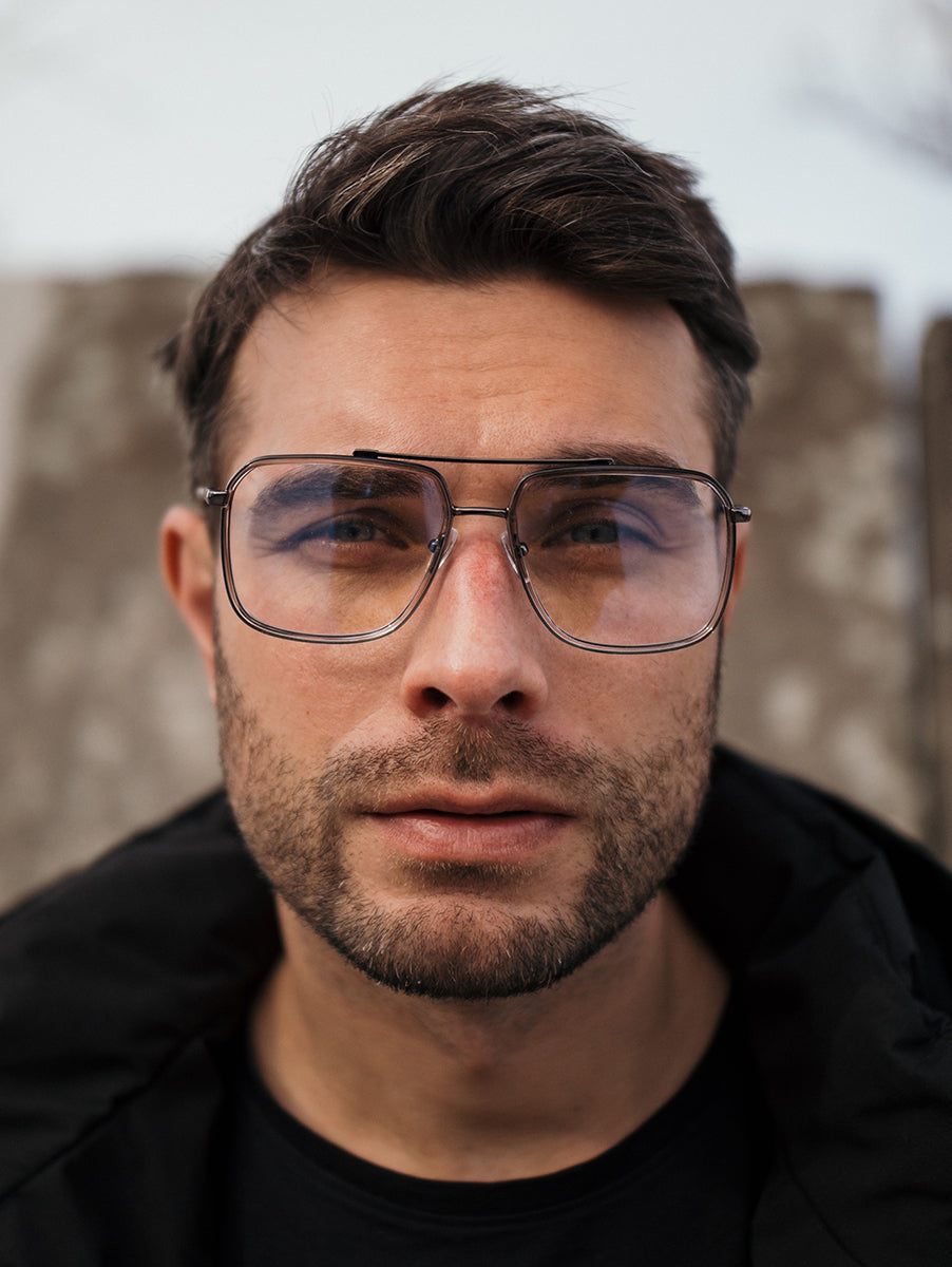 VeyRey Brýle blokující modré světlo pilotky Blanks