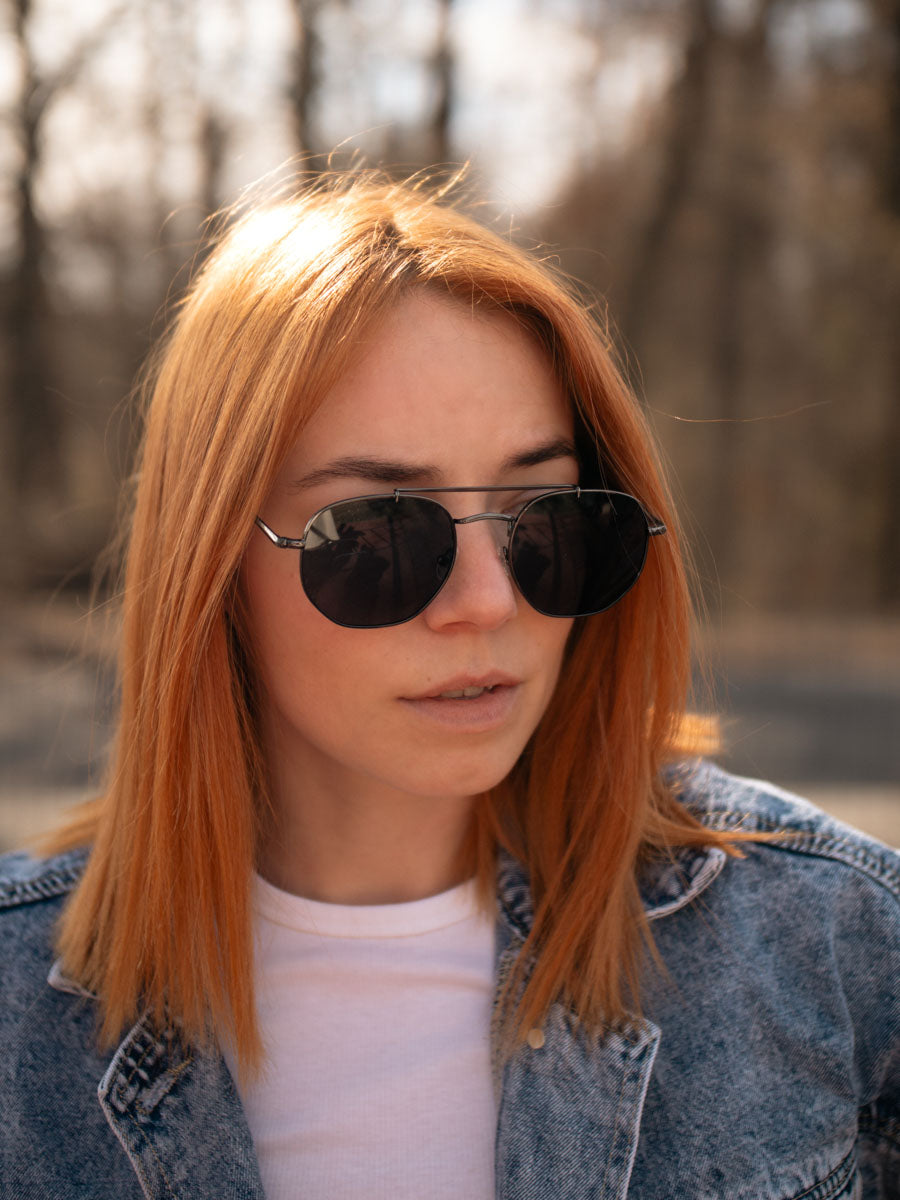 Veyrey high-end sluneční polarizační brýle pilotky Murob