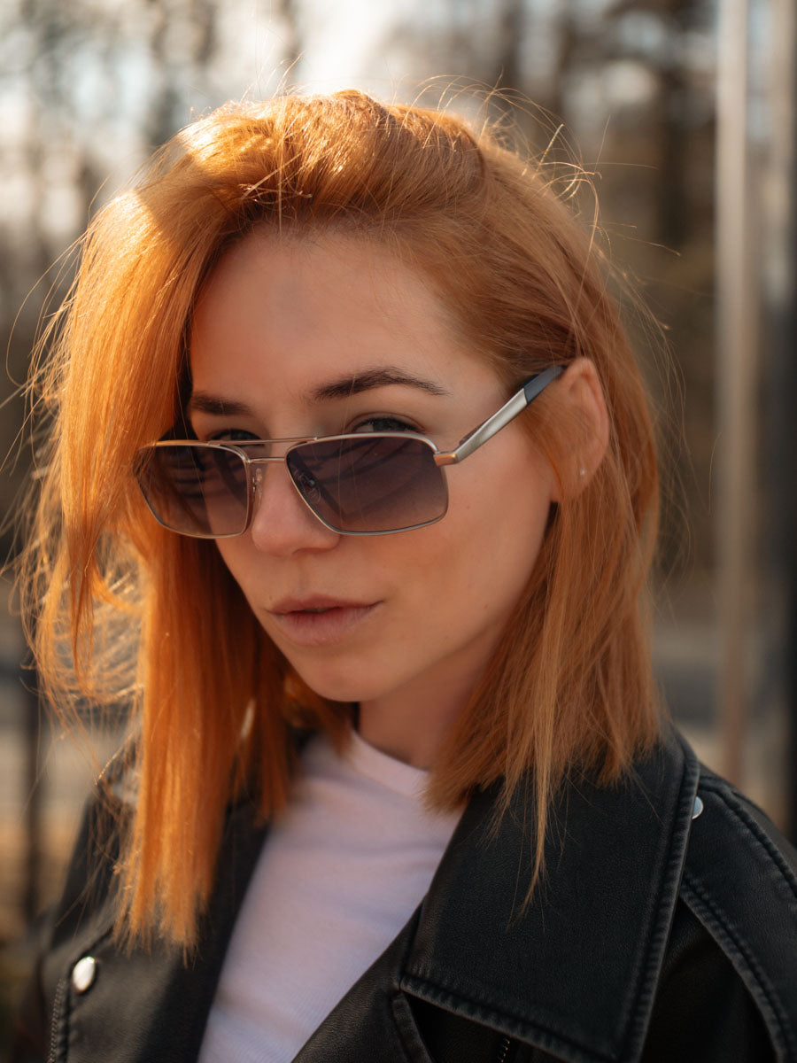 Veyrey hig-end sluneční polarizační brýle pilotky Buugug