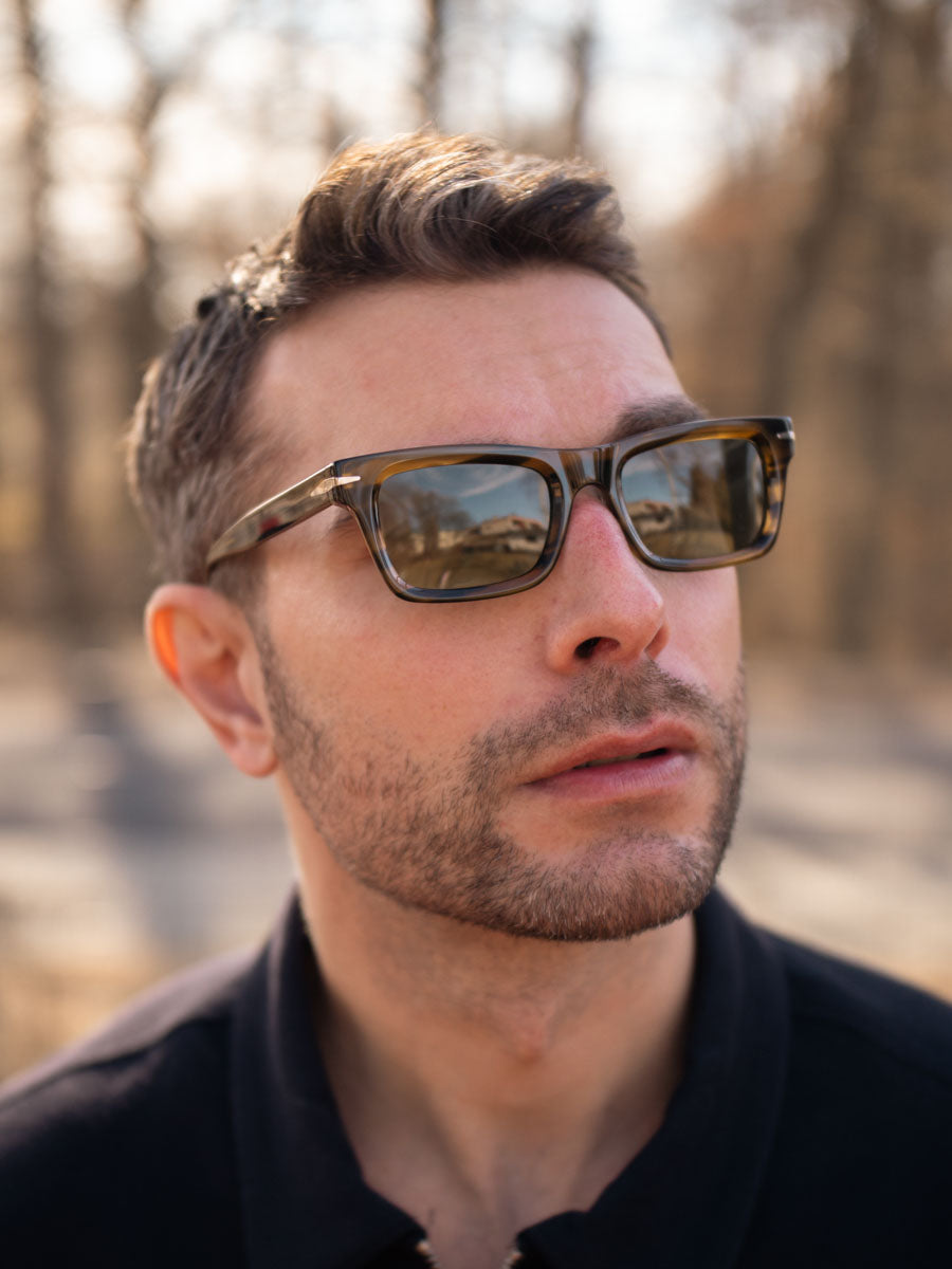 VeyRey acetátové sluneční brýle polarizační nerd Mahk