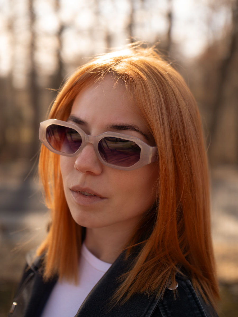 Veyrey high-end sluneční polarizační brýle oválné Sunodagh
