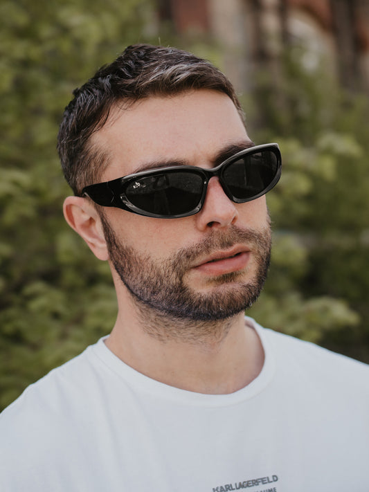 VeyRey Dámské sportovní sluneční brýle steampunk Yolzalgil černá univerzální