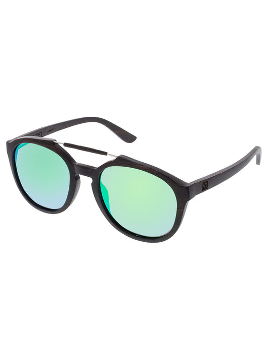 VeyRey Sluneční brýle dřevěné polarizační Maple zelené