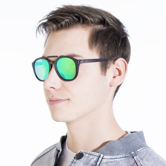 VeyRey Sluneční brýle dřevěné polarizační Maple zelené