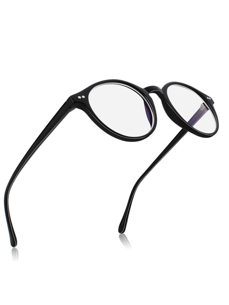 VeyRey Brýle na modré světlo oválné Justyn černé