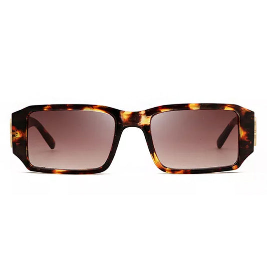 VeyRey Dámské sluneční brýle hranaté Lunatie hnědá