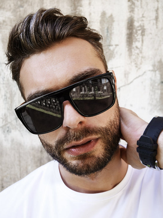 VeyRey Sluneční brýle Acacia černá skla