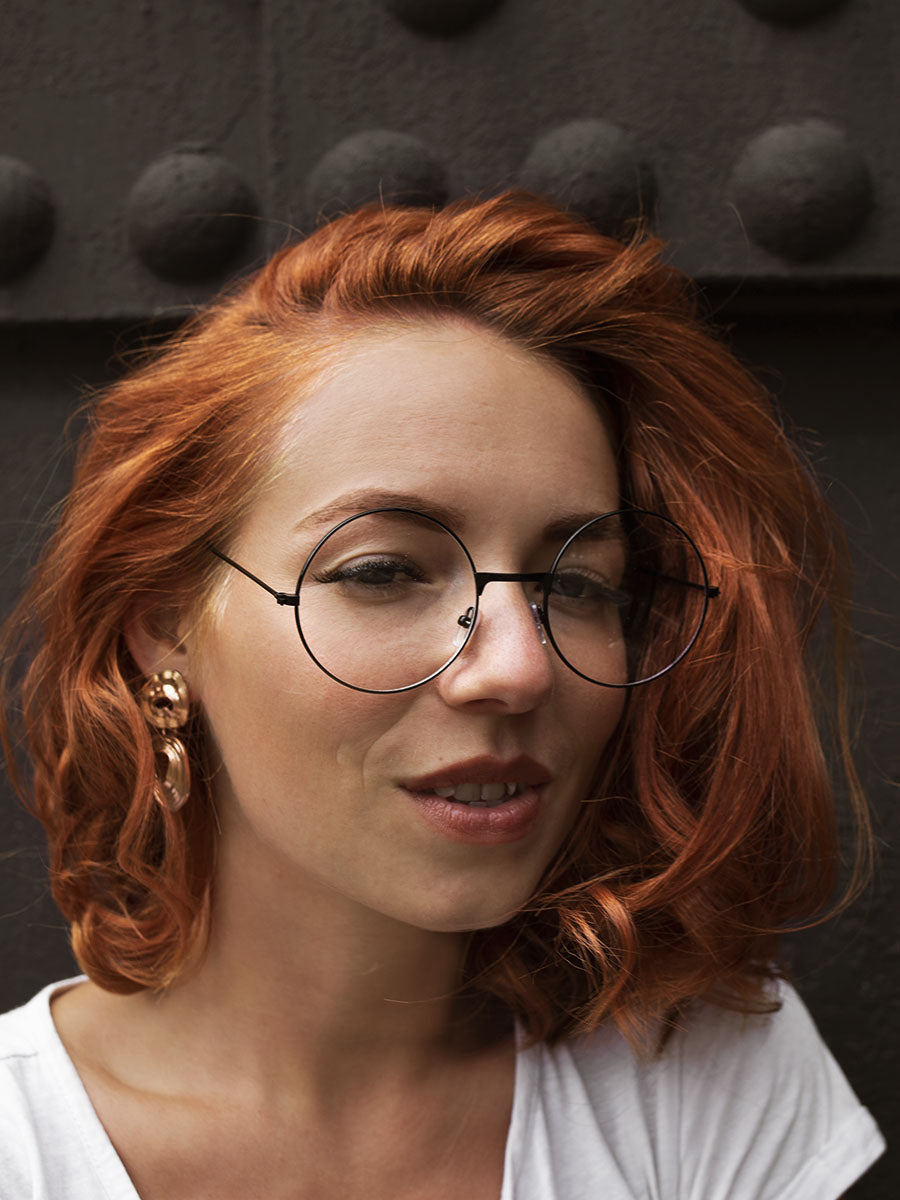 VeyRey Brýle s čirými skly Batten černé