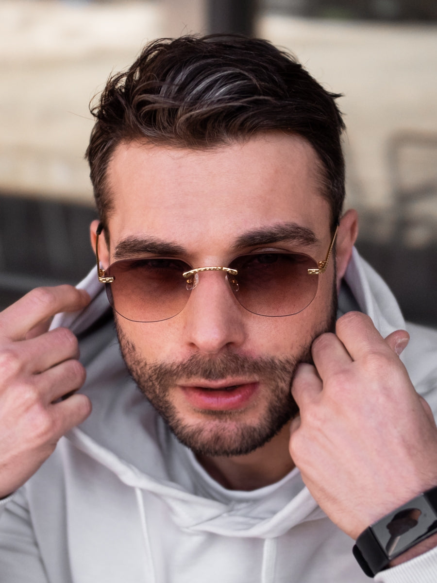 VeyRey Sluneční brýle Bert hnědá skla