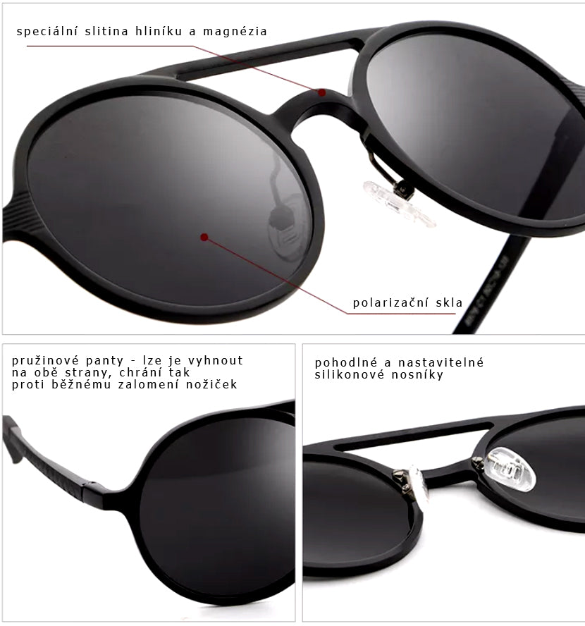 Veyrey Unisex sluneční brýle lenonky Mutichio univerzální