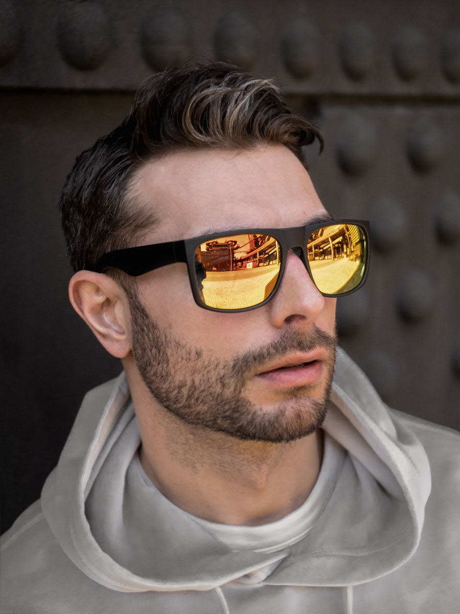 VeyRey Sluneční brýle Bo červená skla