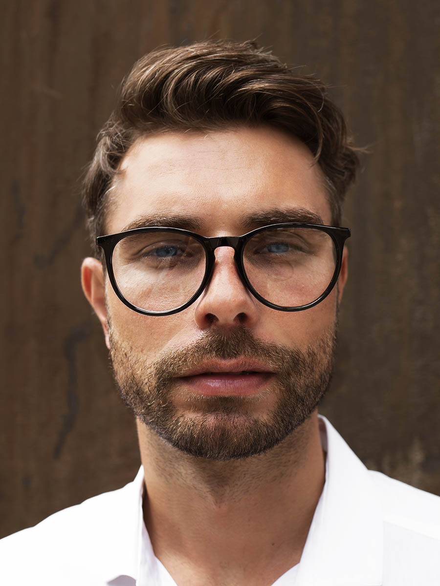 VeyRey Brýle s čirými skly Bonham černé