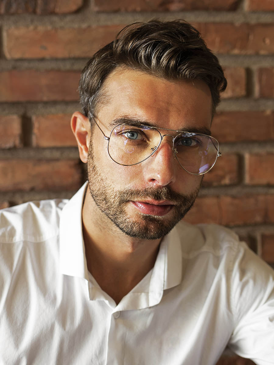 VeyRey Brýle na počítač Bryant stříbrné