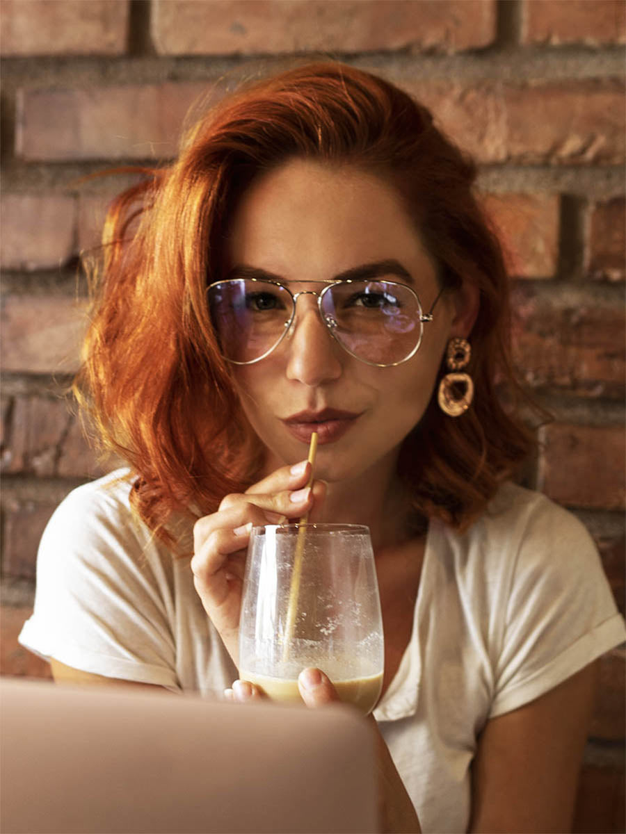 VeyRey Brýle na počítač Bryant stříbrné