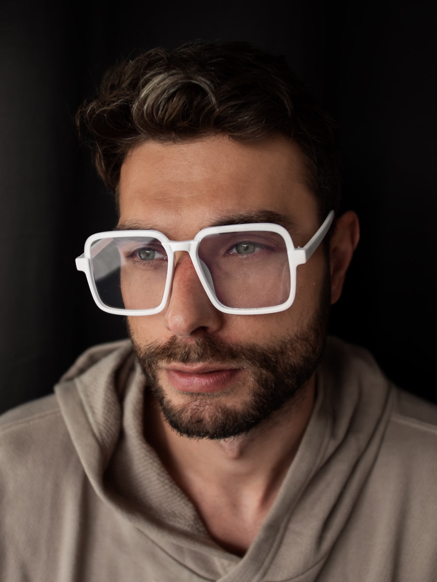 VeyRey Brýle blokující modré světlo Dagny bílé