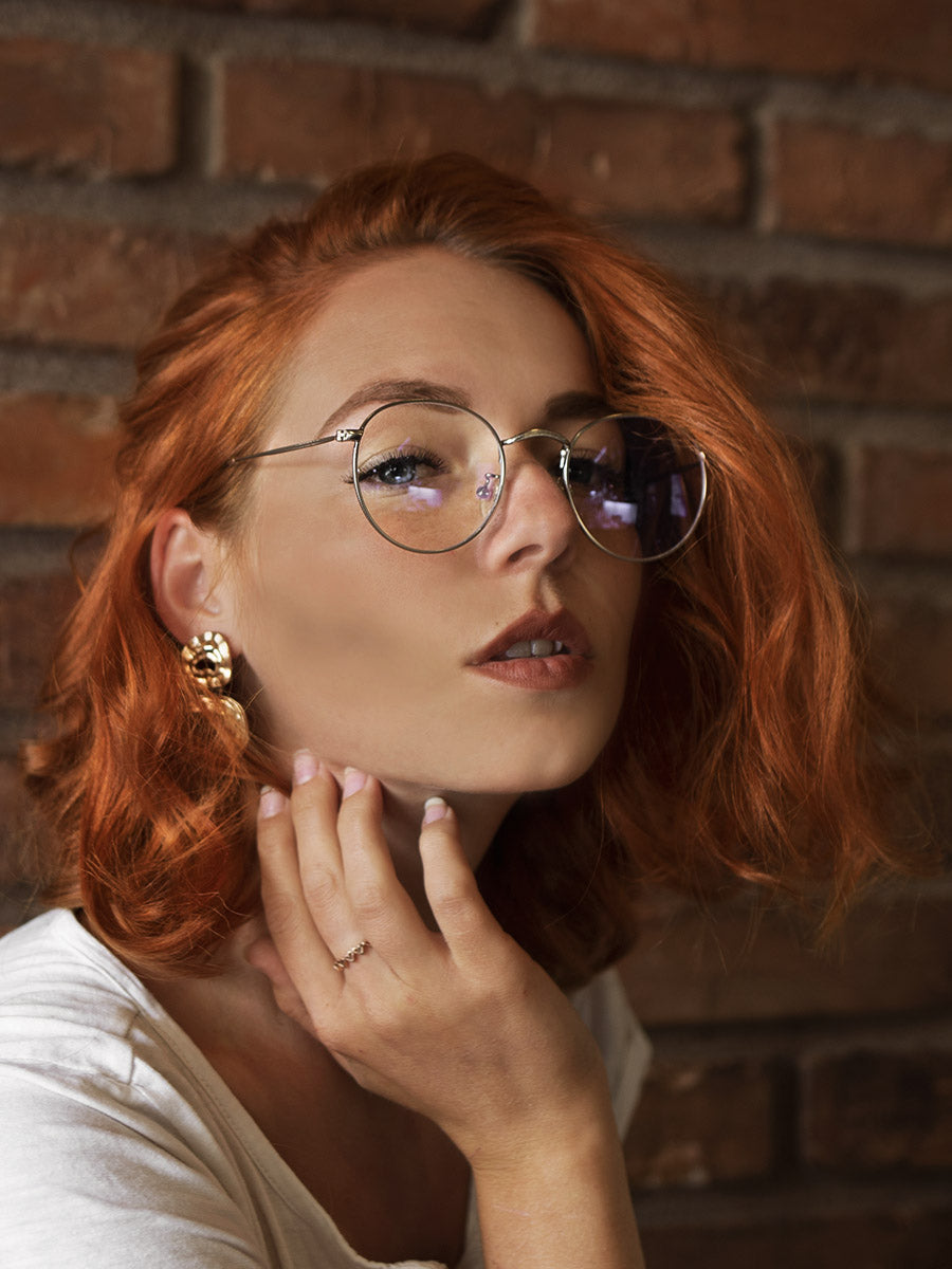 VeyRey Brýle blokující modré světlo Dilton stříbrné