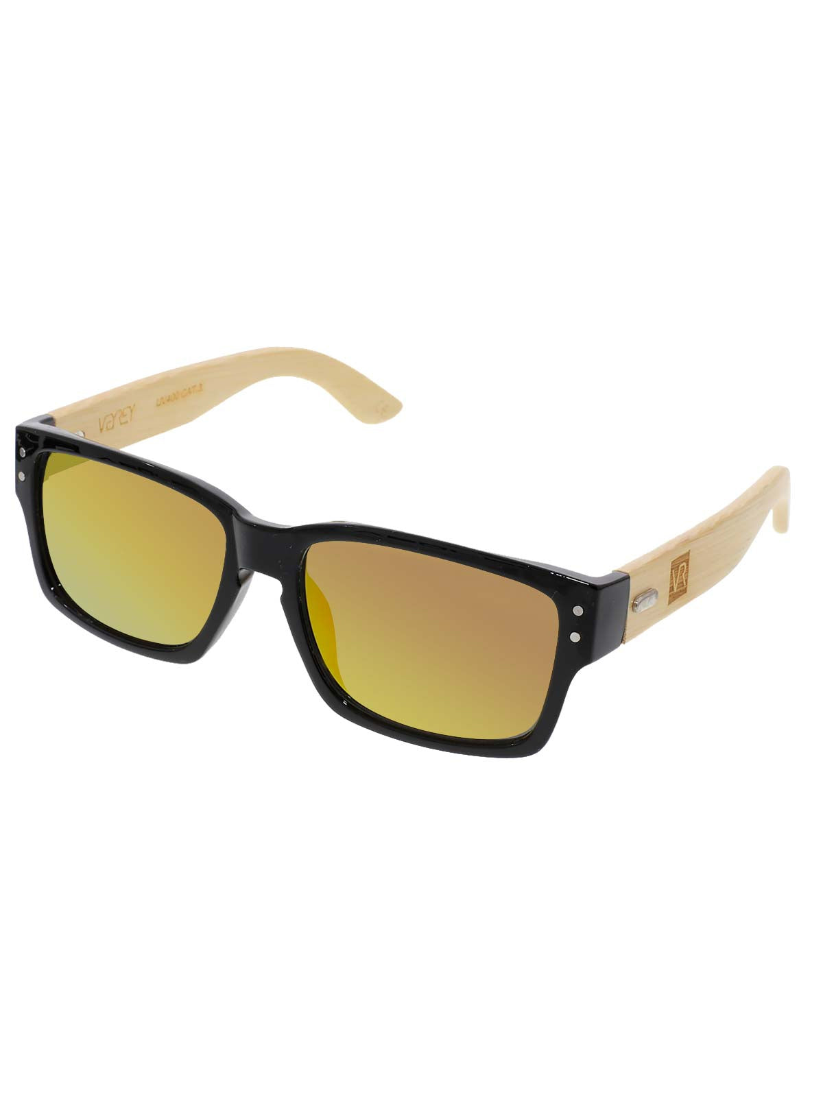 VeyRey Dřevěné sluneční brýle Fig červené