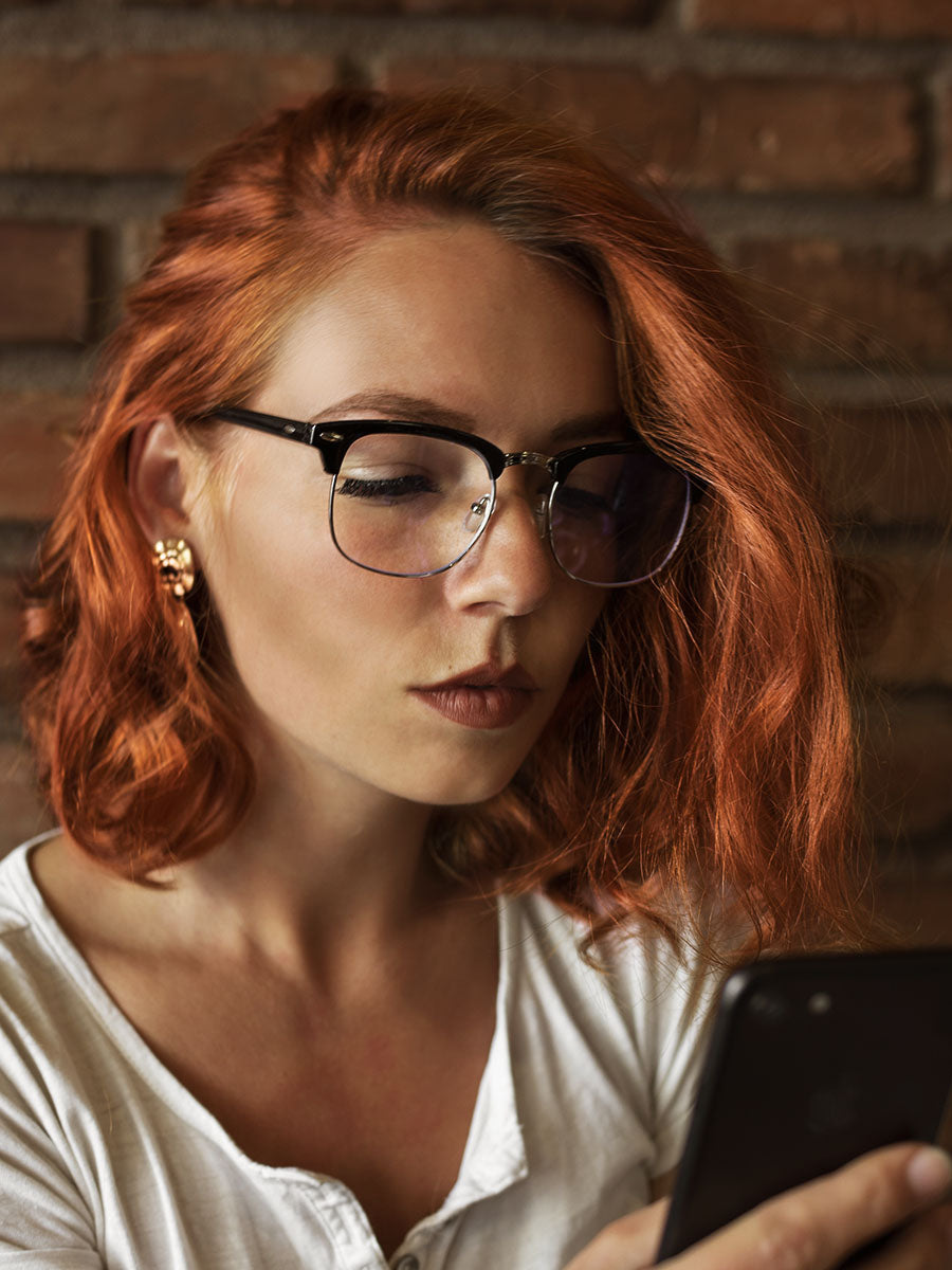 VeyRey Brýle blokující modré světlo Gadson černé