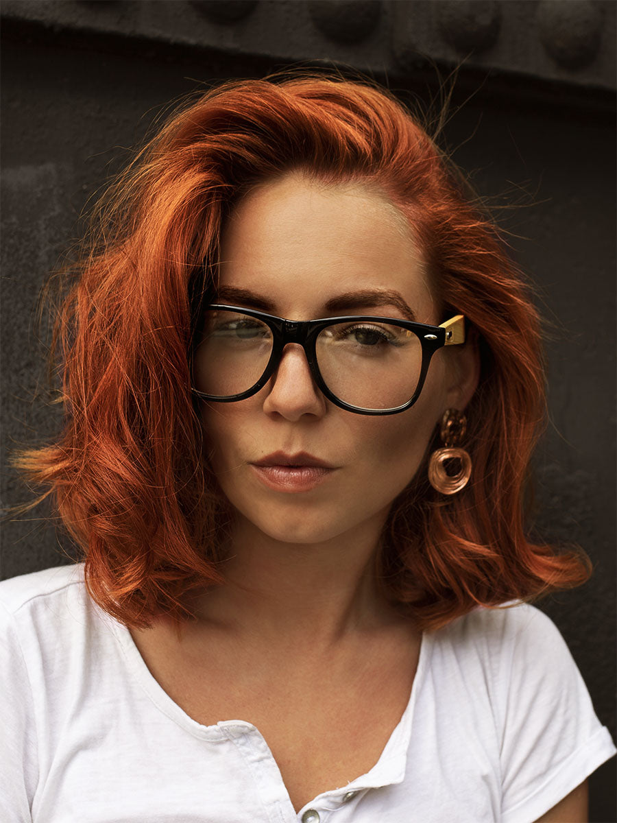 VeyRey Brýle s čirými skly Nerd Graham černé