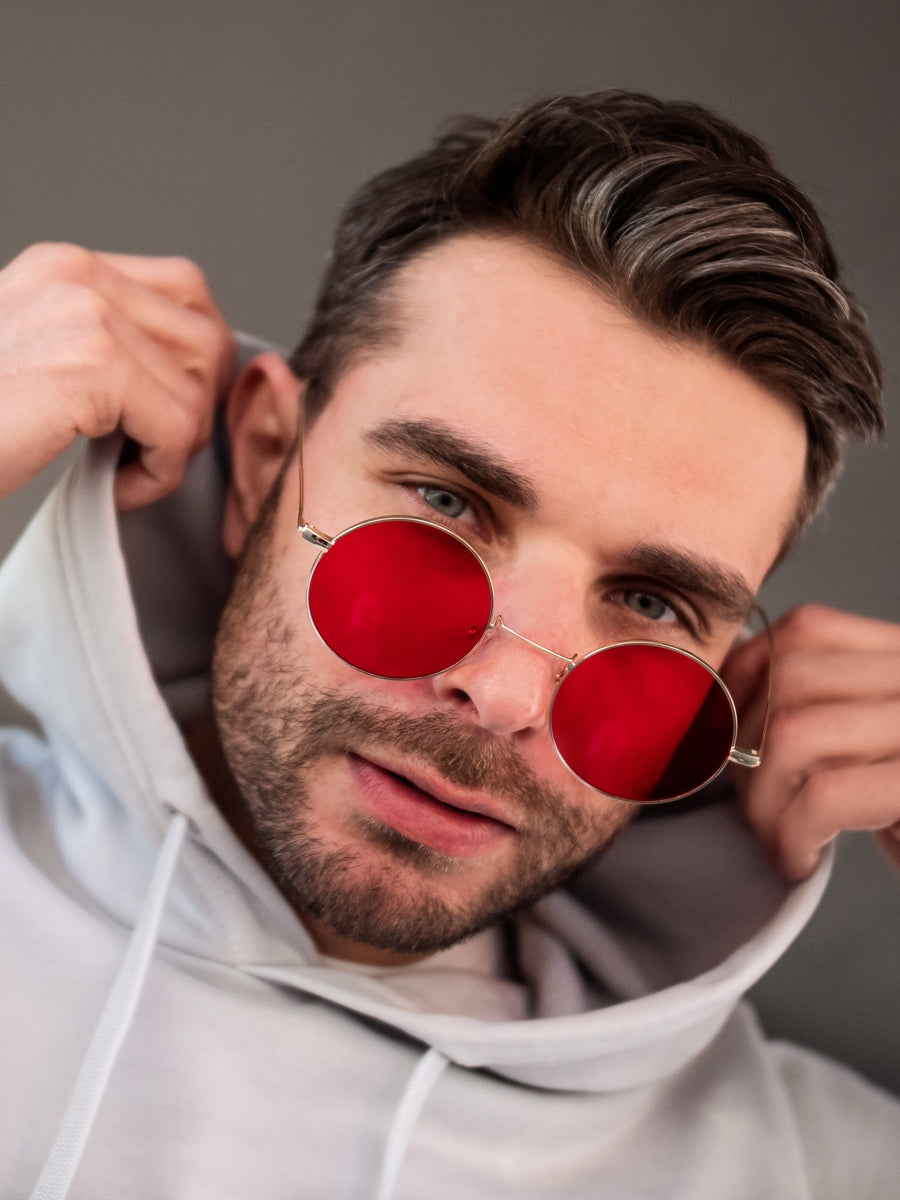 VeyRey Sluneční brýle Gunnel červená skla