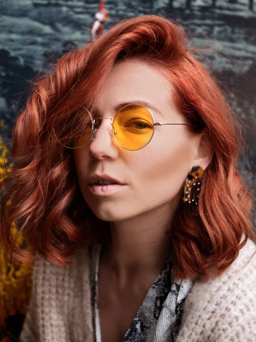 VeyRey Sluneční brýle Gunnel žlutá skla