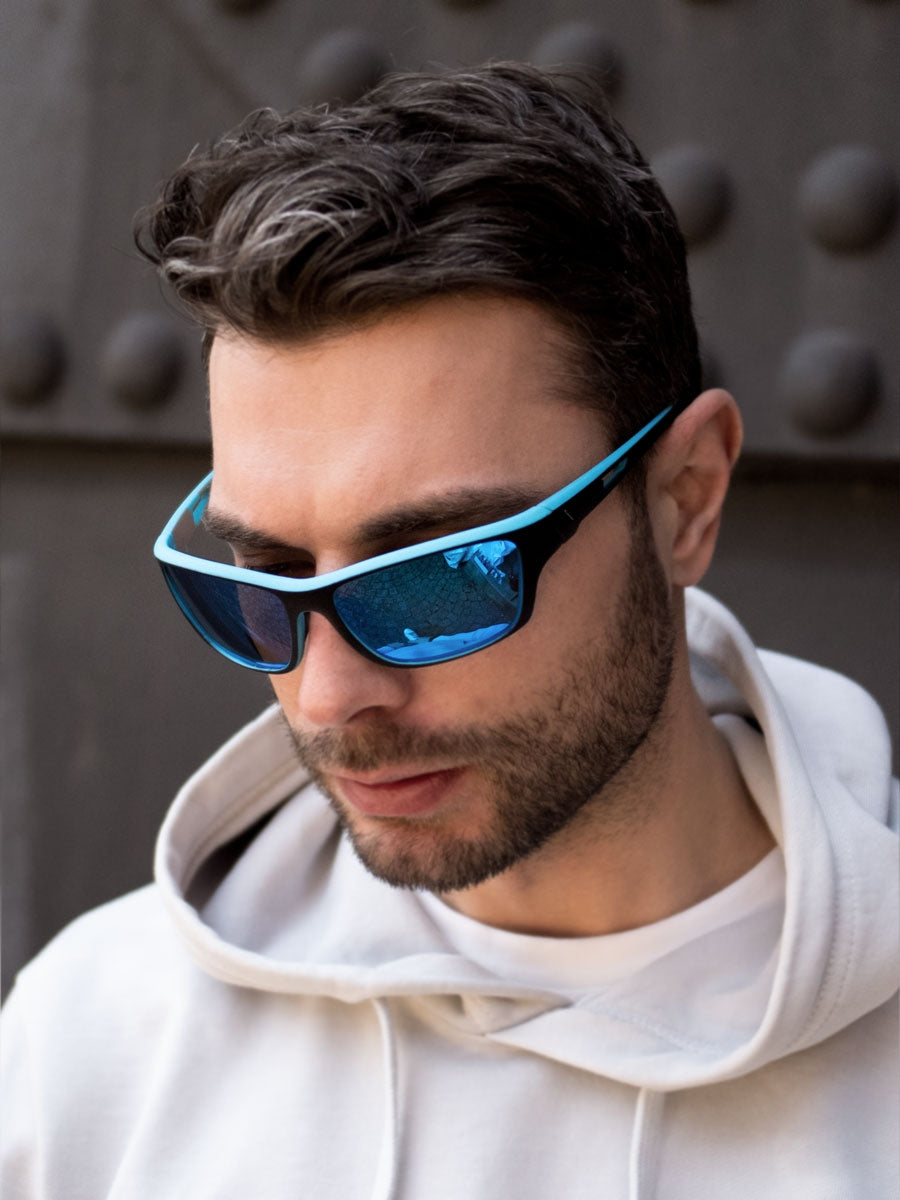 VeyRey Polarizační sluneční brýle Gustav modré