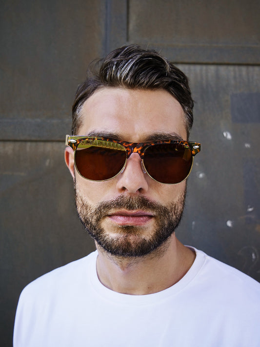 VeyRey Sluneční brýle Polarizační Hyalos hnědá skla