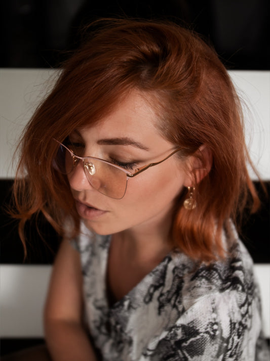 VeyRey Brýle blokující modré světlo Hildegard růžové