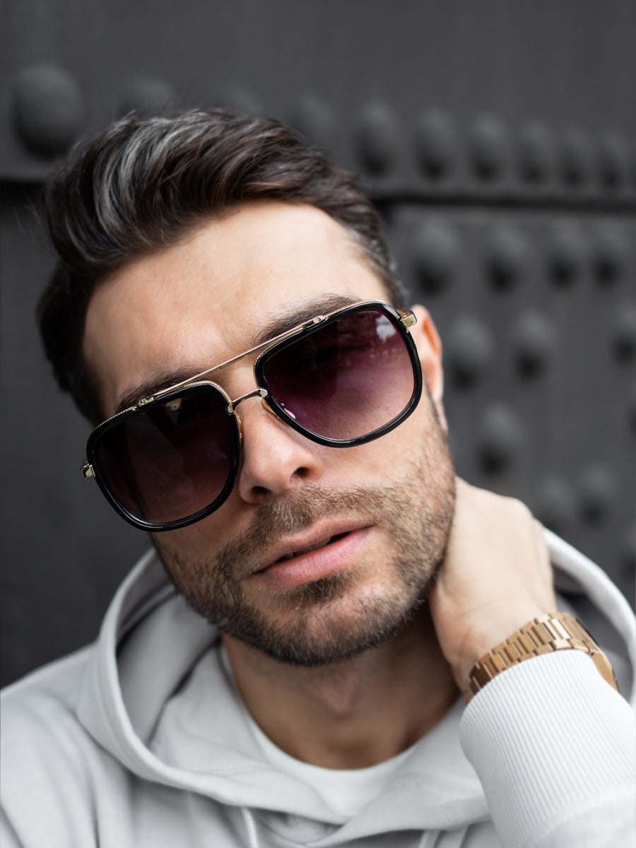 VeyRey Sluneční brýle Holger černé