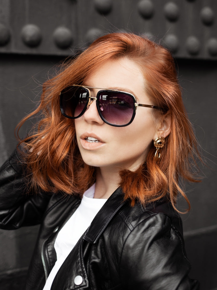 VeyRey Sluneční brýle Holger černé