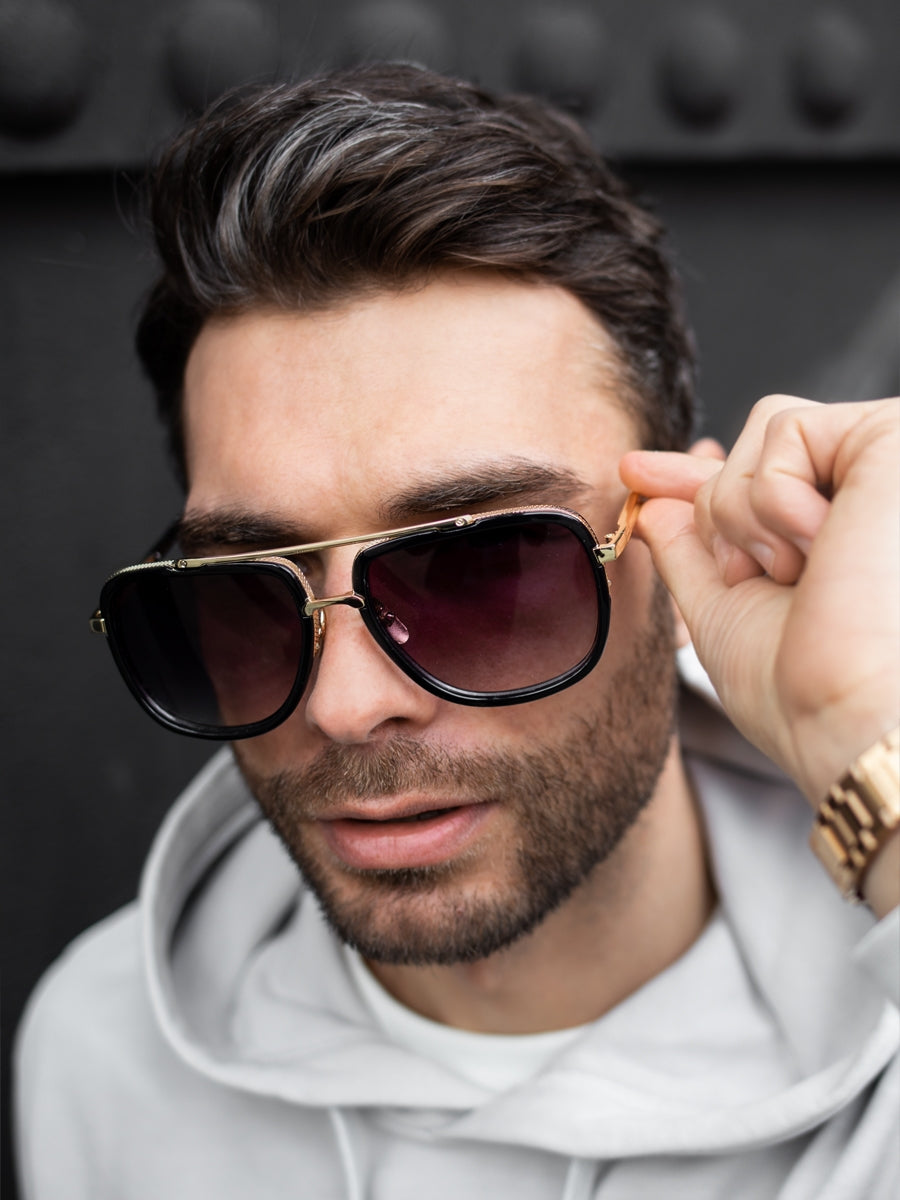 VeyRey Sluneční brýle Holger černé