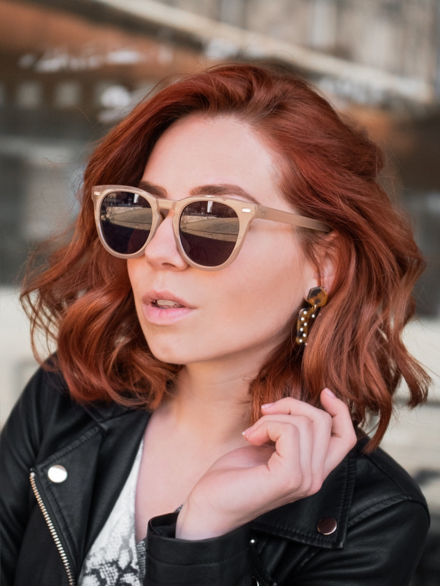 VeyRey Sluneční brýle Holmfrid hnědé