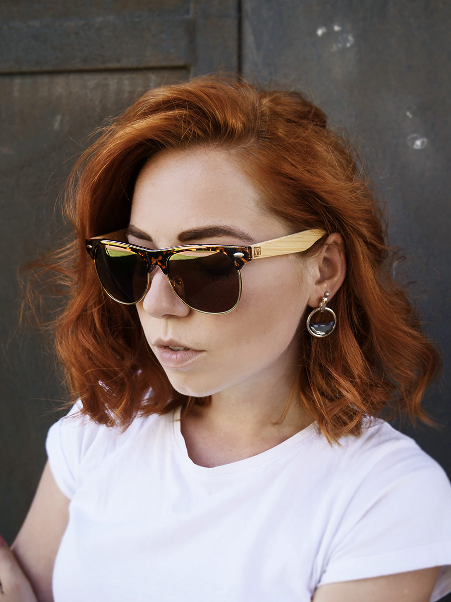 VeyRey Sluneční brýle Polarizační Hyalos hnědá skla