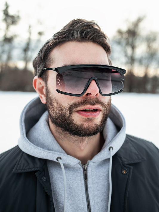 VeyRey Sluneční brýle oversize Ignacy černé