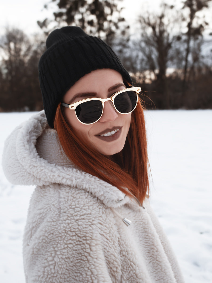 VeyRey Sluneční brýle Kacper černá skla