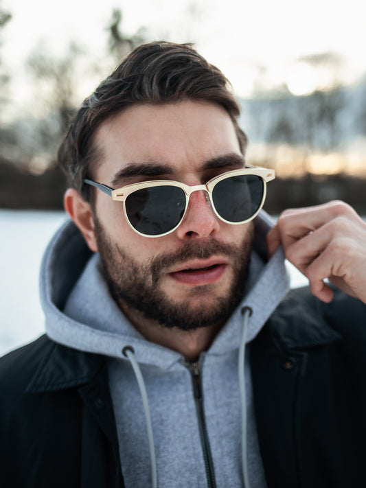 VeyRey Sluneční brýle Kacper černá skla