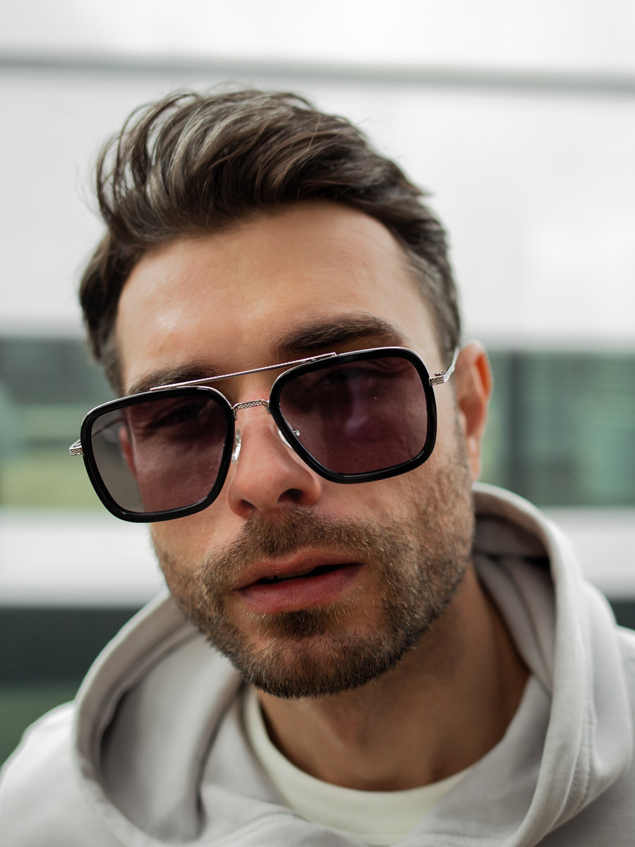 VeyRey Sluneční brýle Malkolm černé