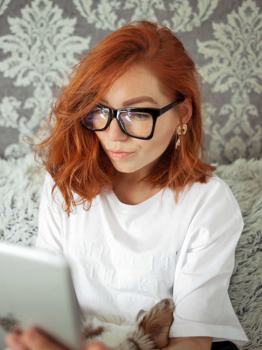 VeyRey Brýle k počítači Nanna černé unvierzální