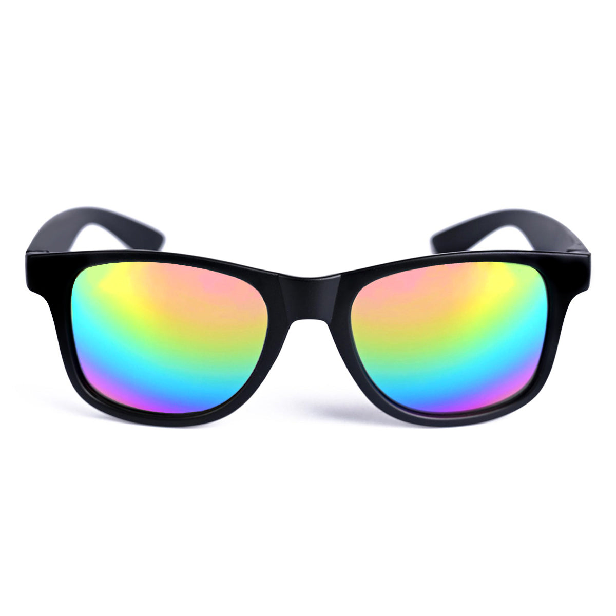 VeyRey Sluneční brýle Nerd zrcadlové duhová skla