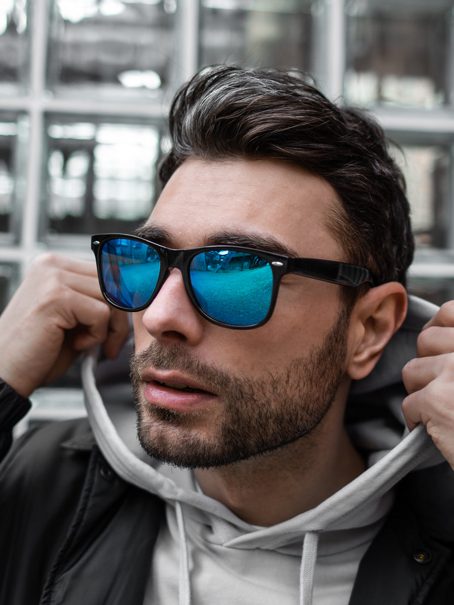 VeyRey Sluneční brýle Nerd modrá skla