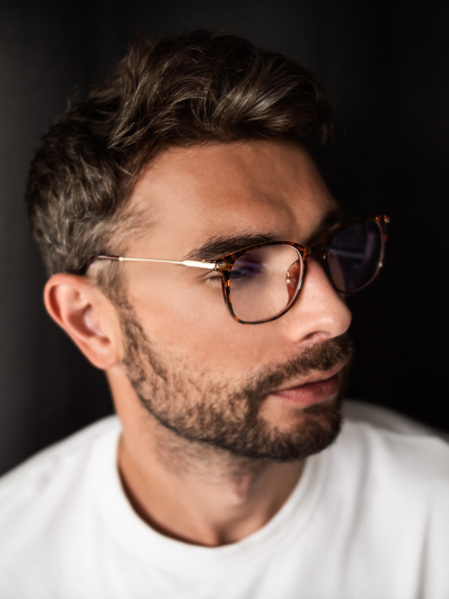 VeyRey Brýle blokující modré světlo Orvar hnědé