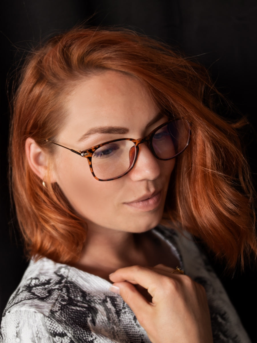 VeyRey Brýle blokující modré světlo Orvar hnědé