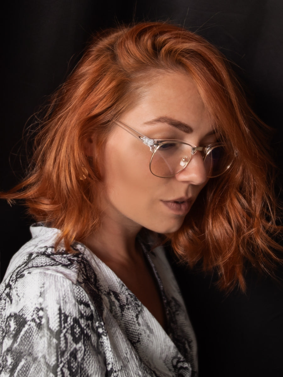 VeyRey Brýle blokující modré světlo Sigrid čiré