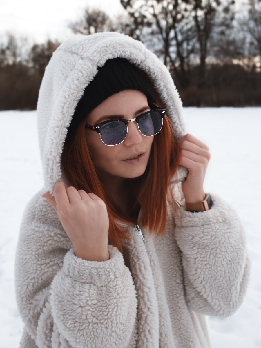 VeyRey Sluneční brýle polorámové Pelk modrá skla