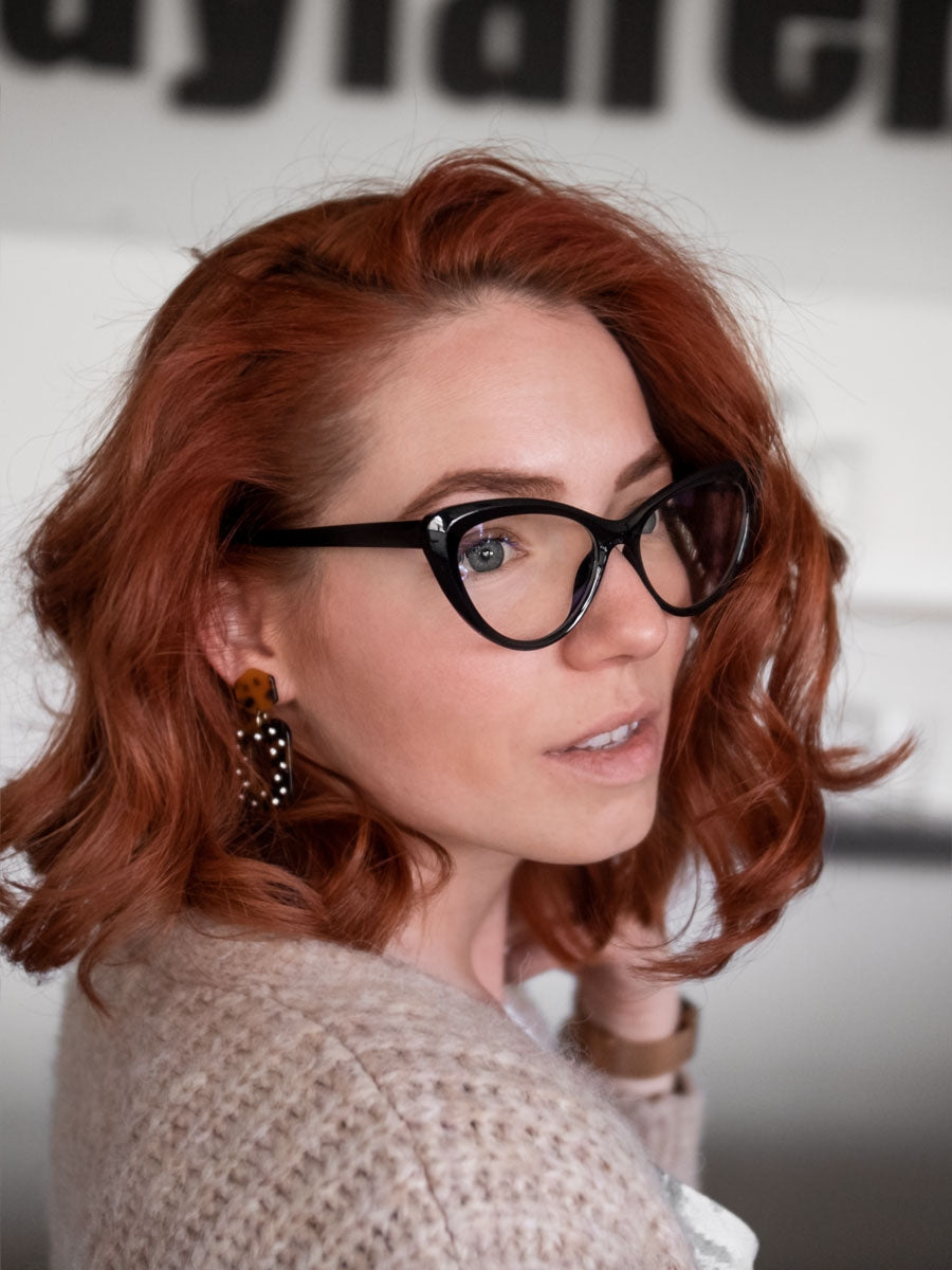 VeyRey Brýle proti modrému světlu Pernill černé