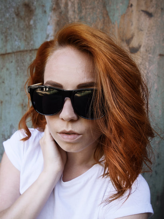 VeyRey Sluneční brýle Platan černá skla