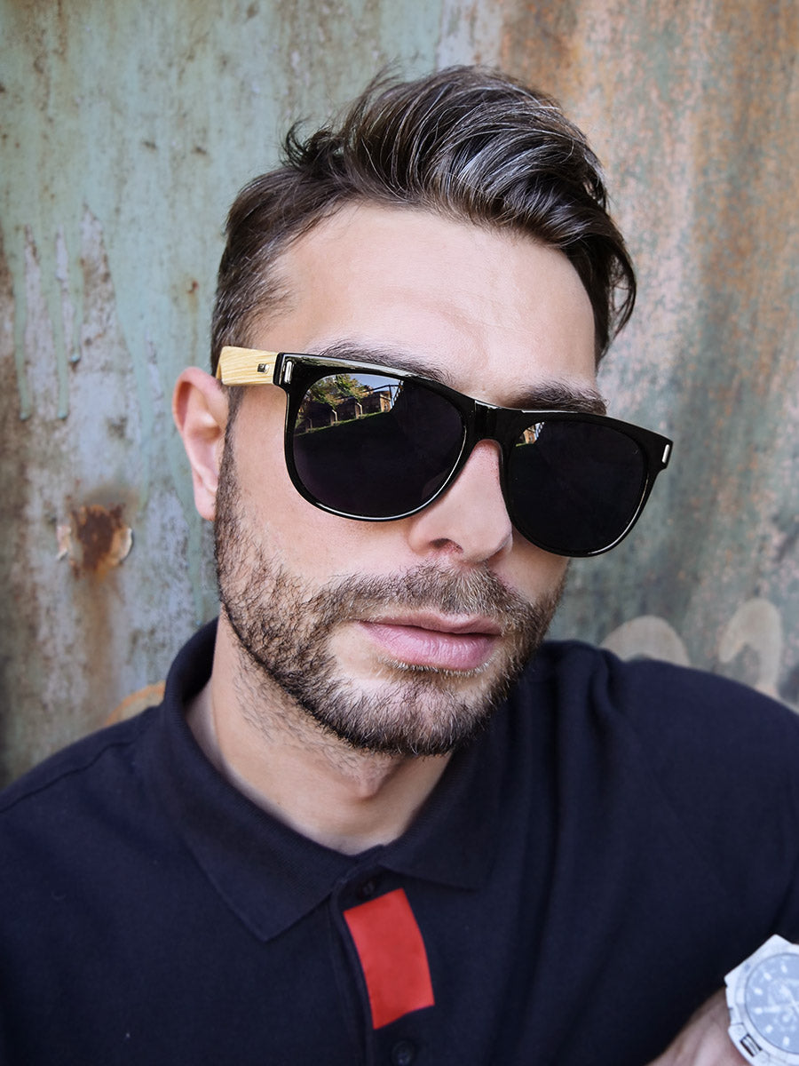 VeyRey Sluneční brýle Platan černá skla